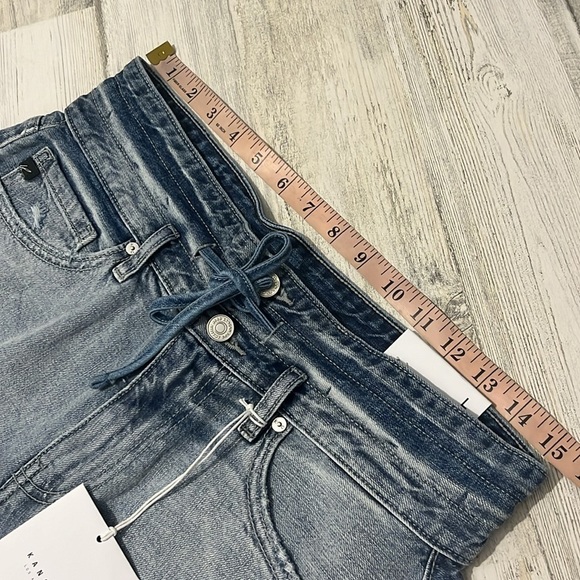 KanCan High Waist Denim Shorts - Blue - Picture 9 of 12